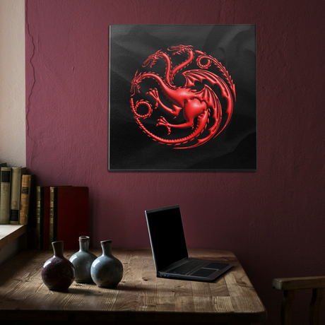 Targaryen Red Wall Art