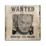 Wanted Zoro Wall Art