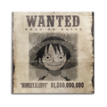 Wanted Luffy Wall Art