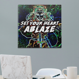 Set Your Heart Ablaze Wall Art