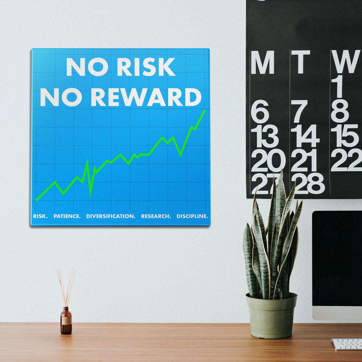 No Risk No Reward Wall Art