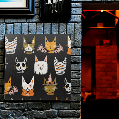 Spooky Cats Wall Art