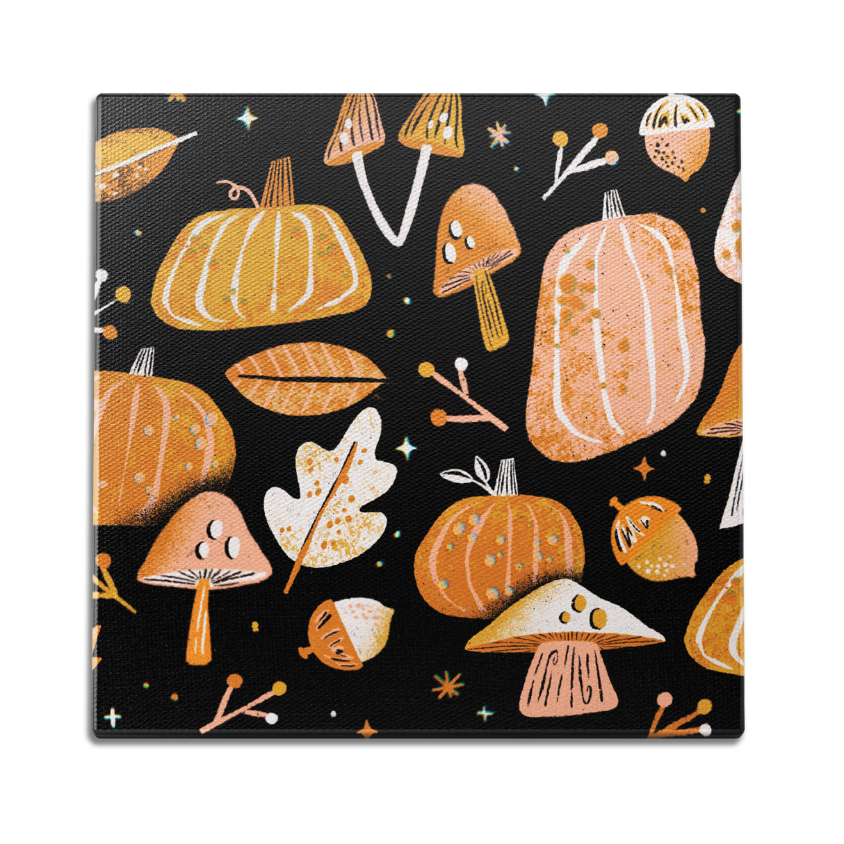 Pumpkin Mushrooms Wall Art