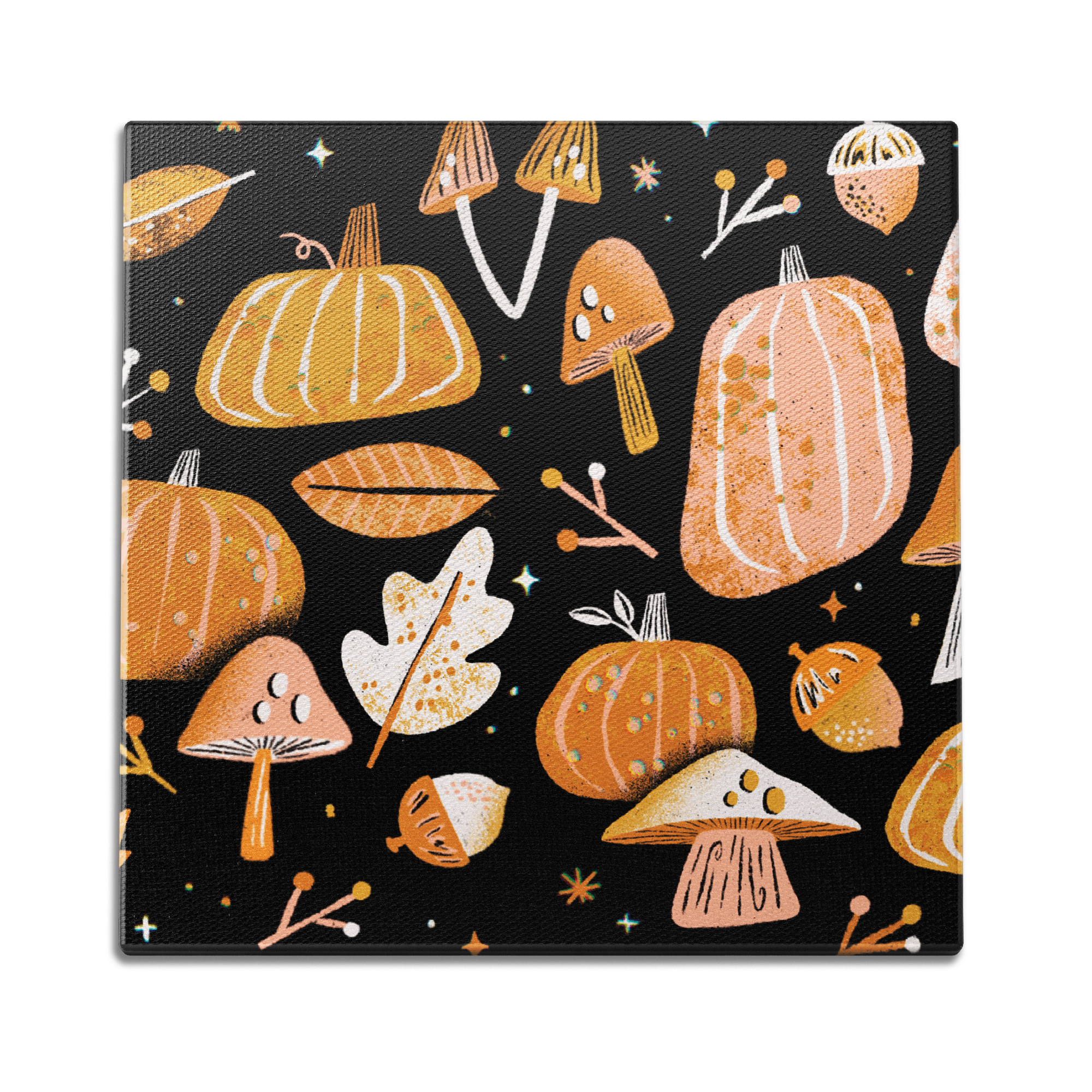 Pumpkin Mushrooms Wall Art