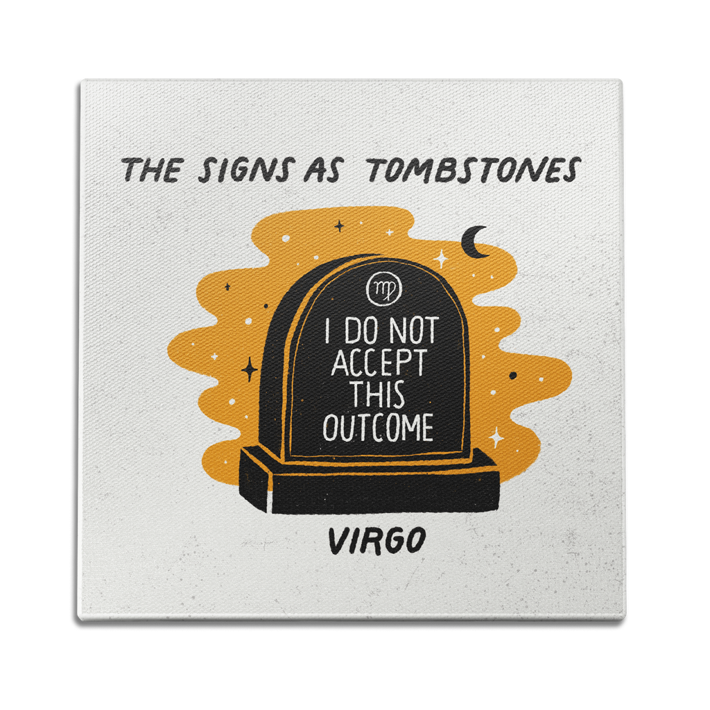 Virgo as a Tombstone Wall Art