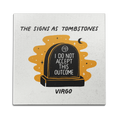 Virgo as a Tombstone Wall Art
