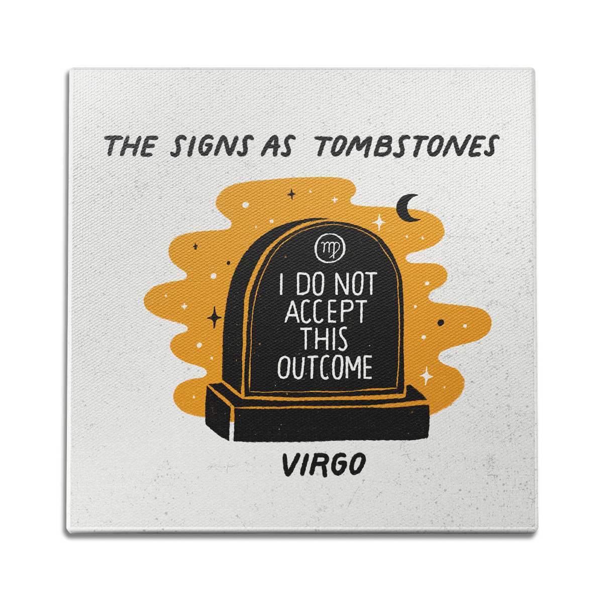 Virgo as a Tombstone Wall Art