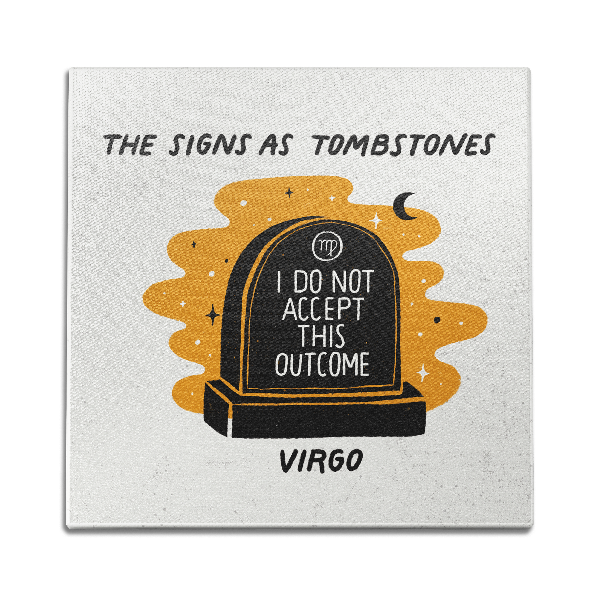 Virgo as a Tombstone Wall Art