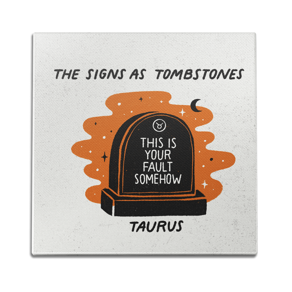 Taurus as a Tombstone Wall Art