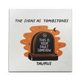 Taurus as a Tombstone Wall Art