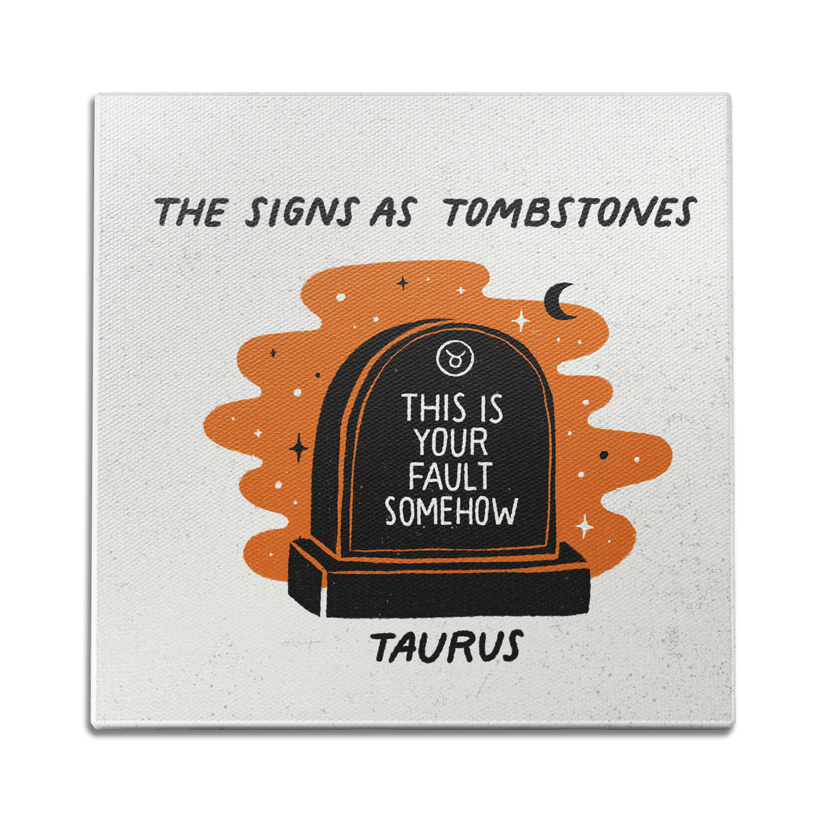 Taurus as a Tombstone Wall Art