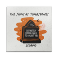 Scorpio as a Tombstone Wall Art