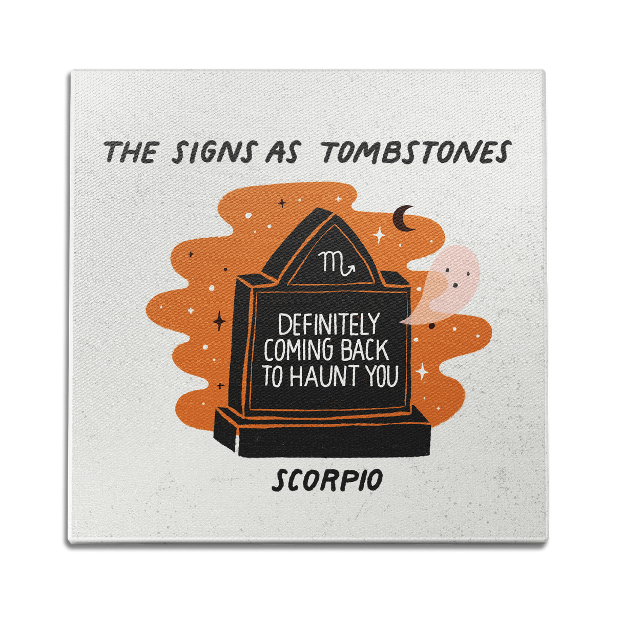 Scorpio as a Tombstone Wall Art