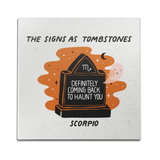 Scorpio as a Tombstone Wall Art