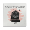 Leo as a Tombstone Wall Art