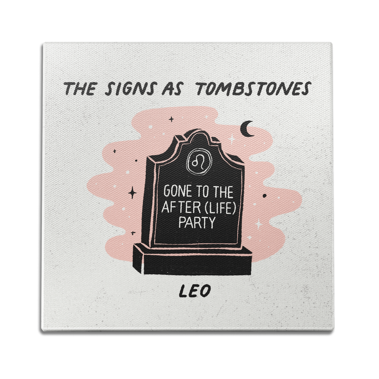 Leo as a Tombstone Wall Art