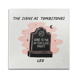 Leo as a Tombstone Wall Art