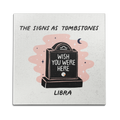 Libra as a Tombstone Wall Art