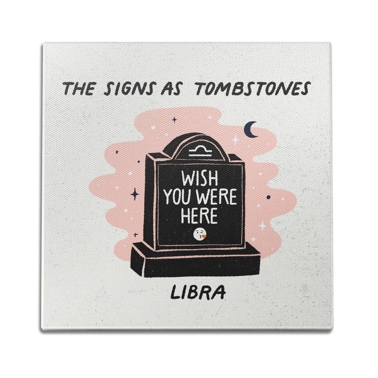 Libra as a Tombstone Wall Art