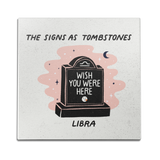 Libra as a Tombstone Wall Art