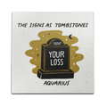 Aquarius as a Tombstone Wall Art