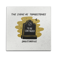 Sagittarius as a Tombstone Wall Art
