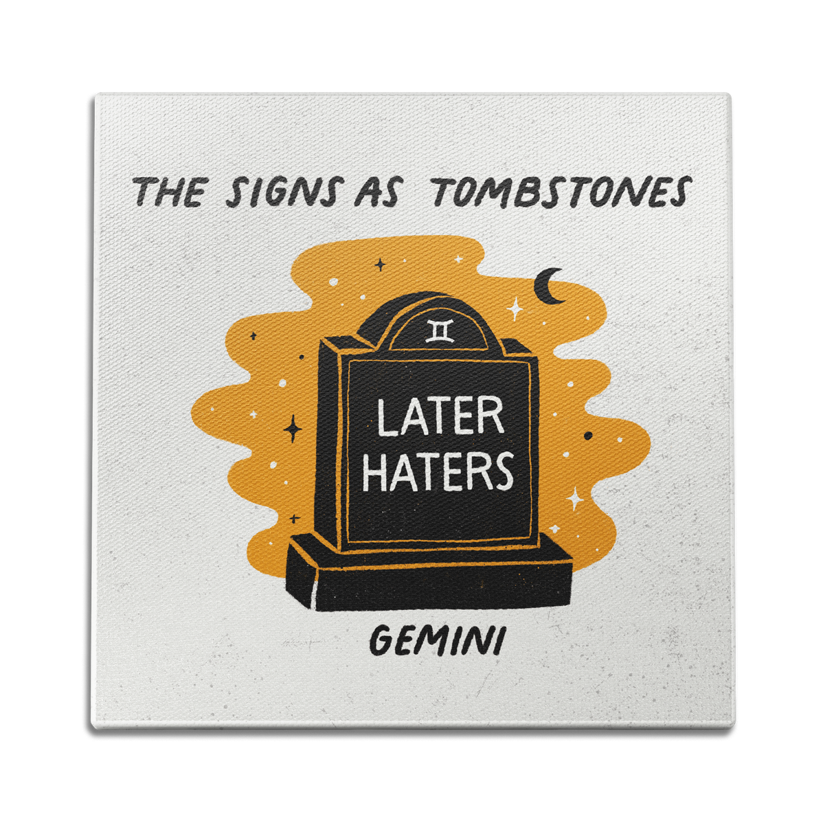 Gemini as a Tombstone Wall Art