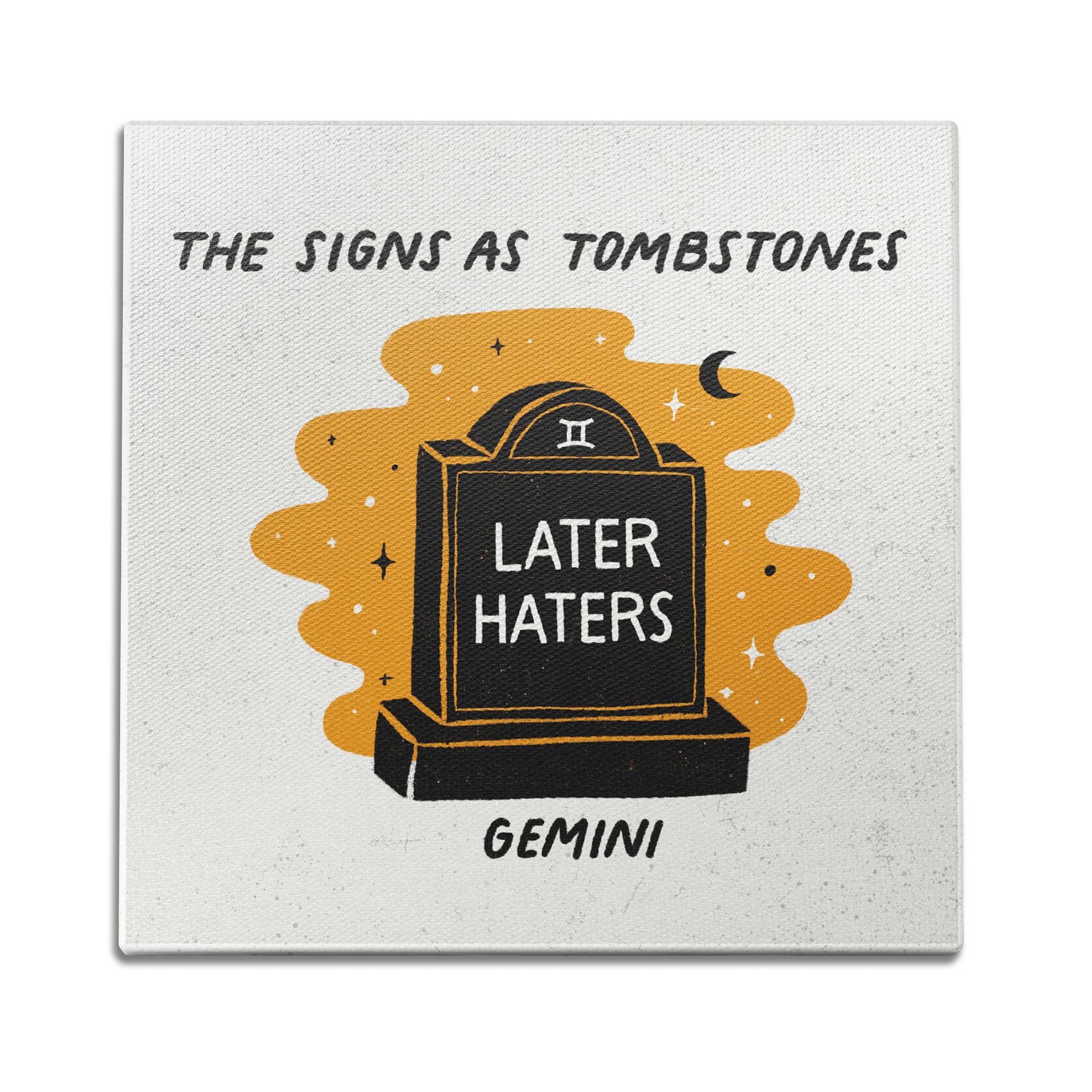 Gemini as a Tombstone Wall Art