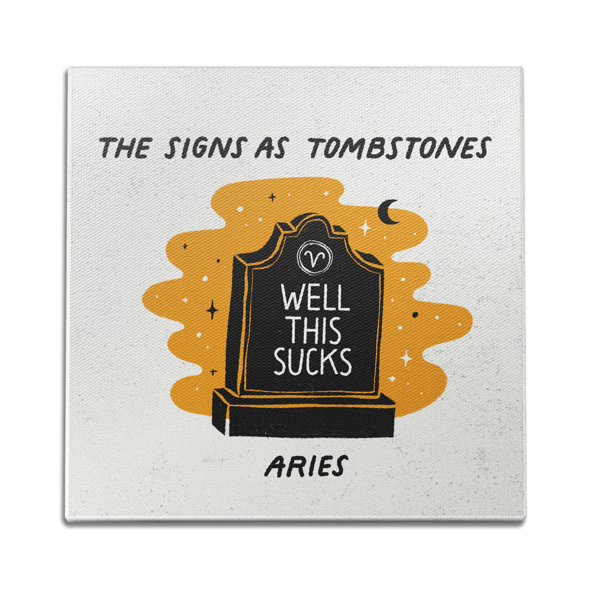 Aries as a Tombstone Wall Art