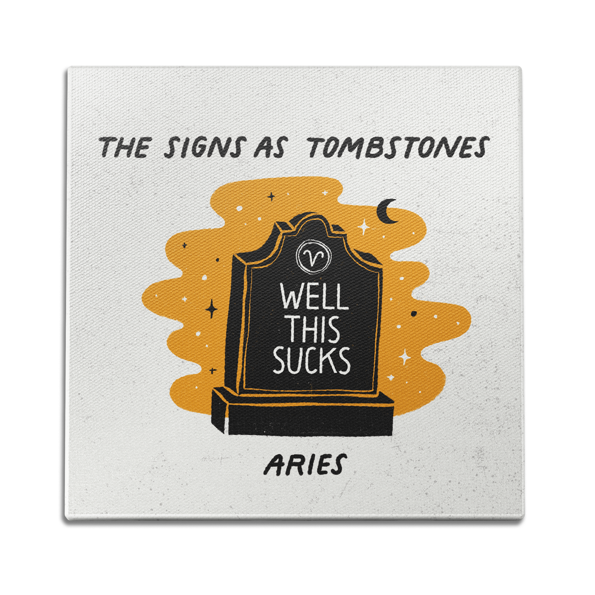 Aries as a Tombstone Wall Art