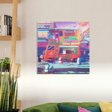 Abstract x Pengu Wall Art