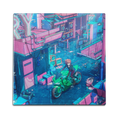 Anime Bike Scene Wall Art