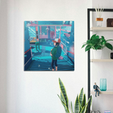 Anime Stairs Wall Art