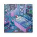 Bathtub Girl Scene Wall Art