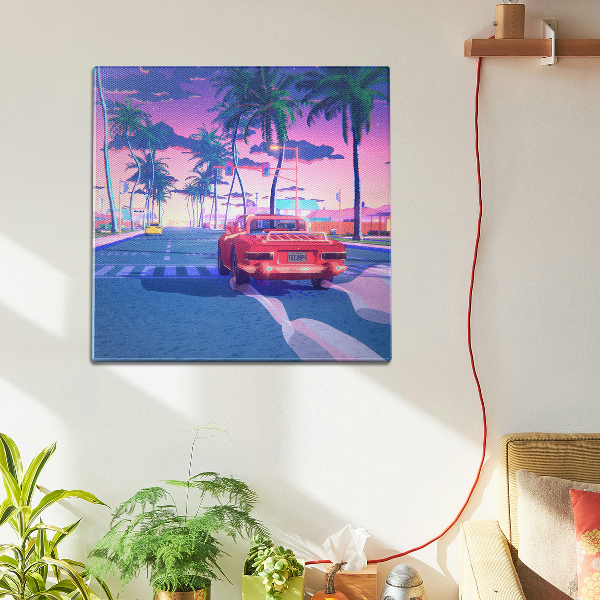 Sunset Drive Wall Art