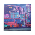 Korea Bus Stop Wall Art