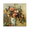 Roses and Jasmine In a Delft Vase Wall Art