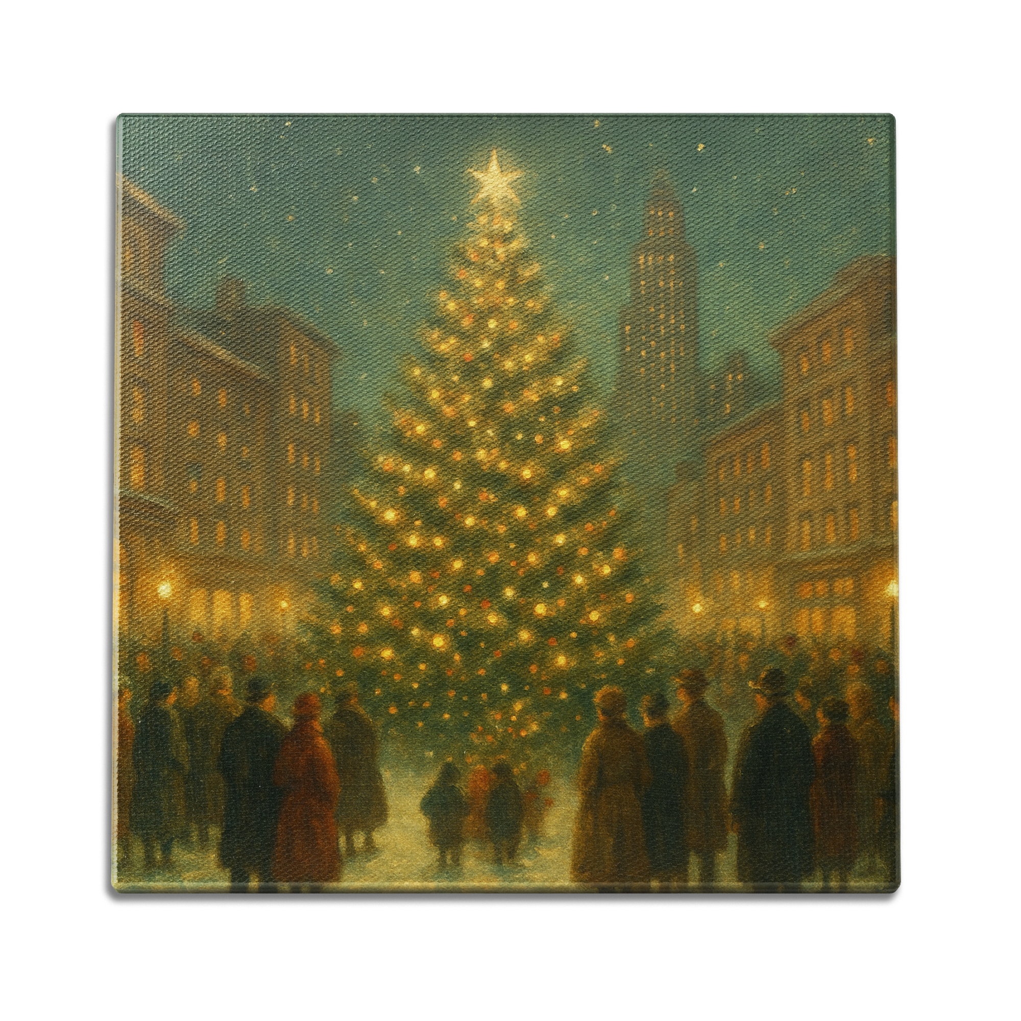 Holiday Downtown Wall Art