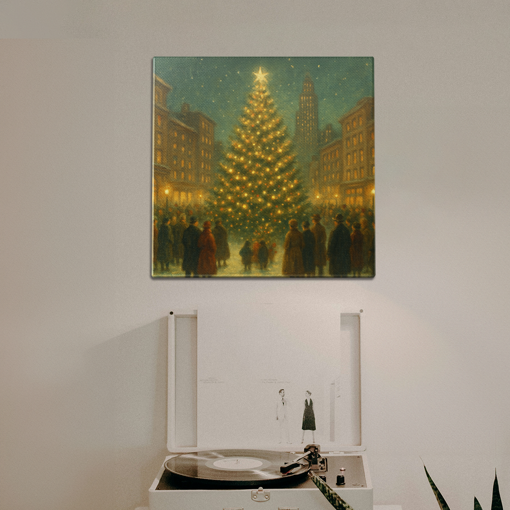 Holiday Downtown Wall Art