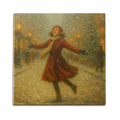 Snowstorm Joy Wall Art