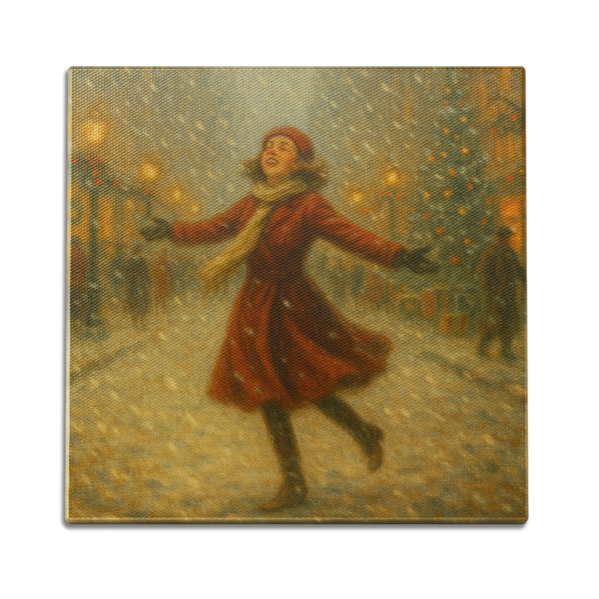 Snowstorm Joy Wall Art