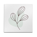 Leaf Doodle Green Wall Art