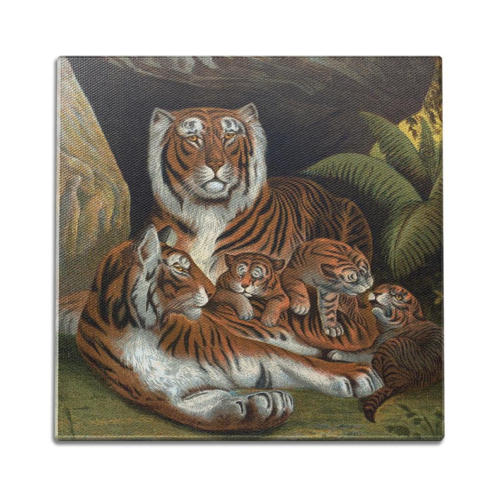 Tiger Family Wall Art