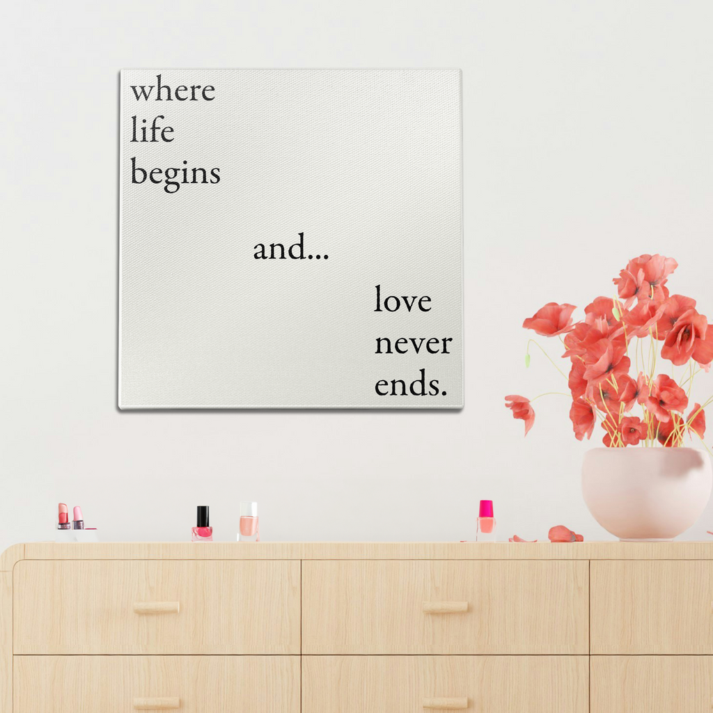 Where Life Begins Wall Art