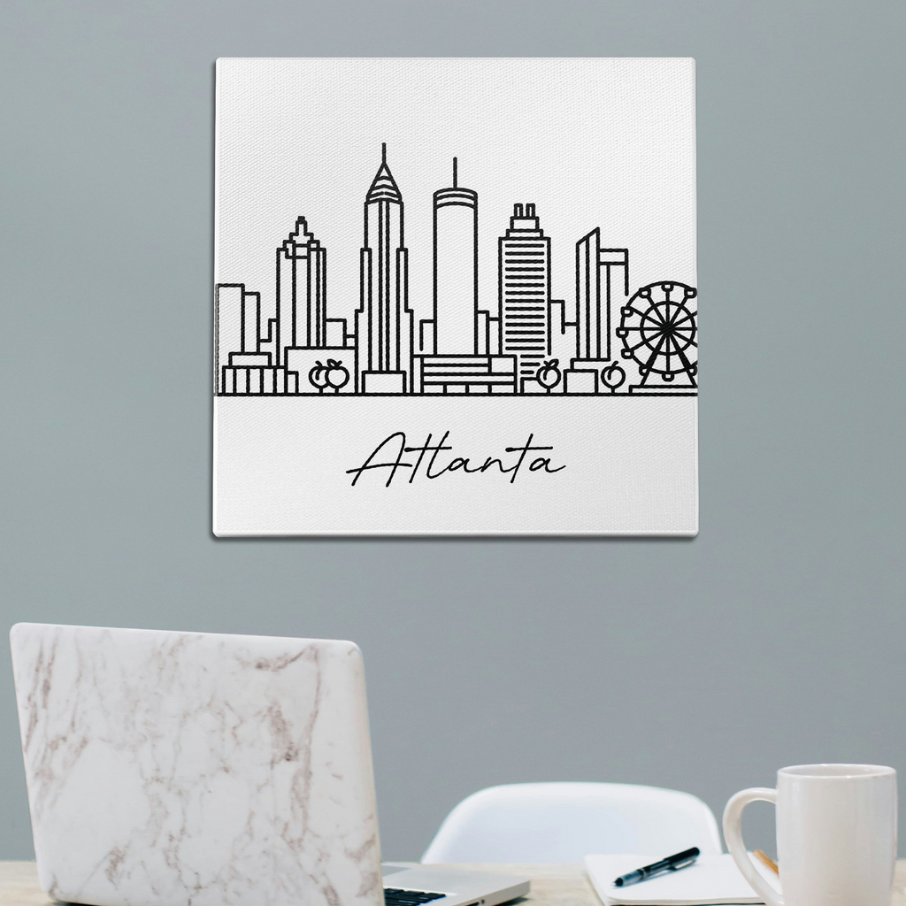 Skyline Atlanta Wall Art