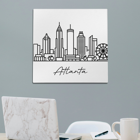 Skyline Atlanta Wall Art