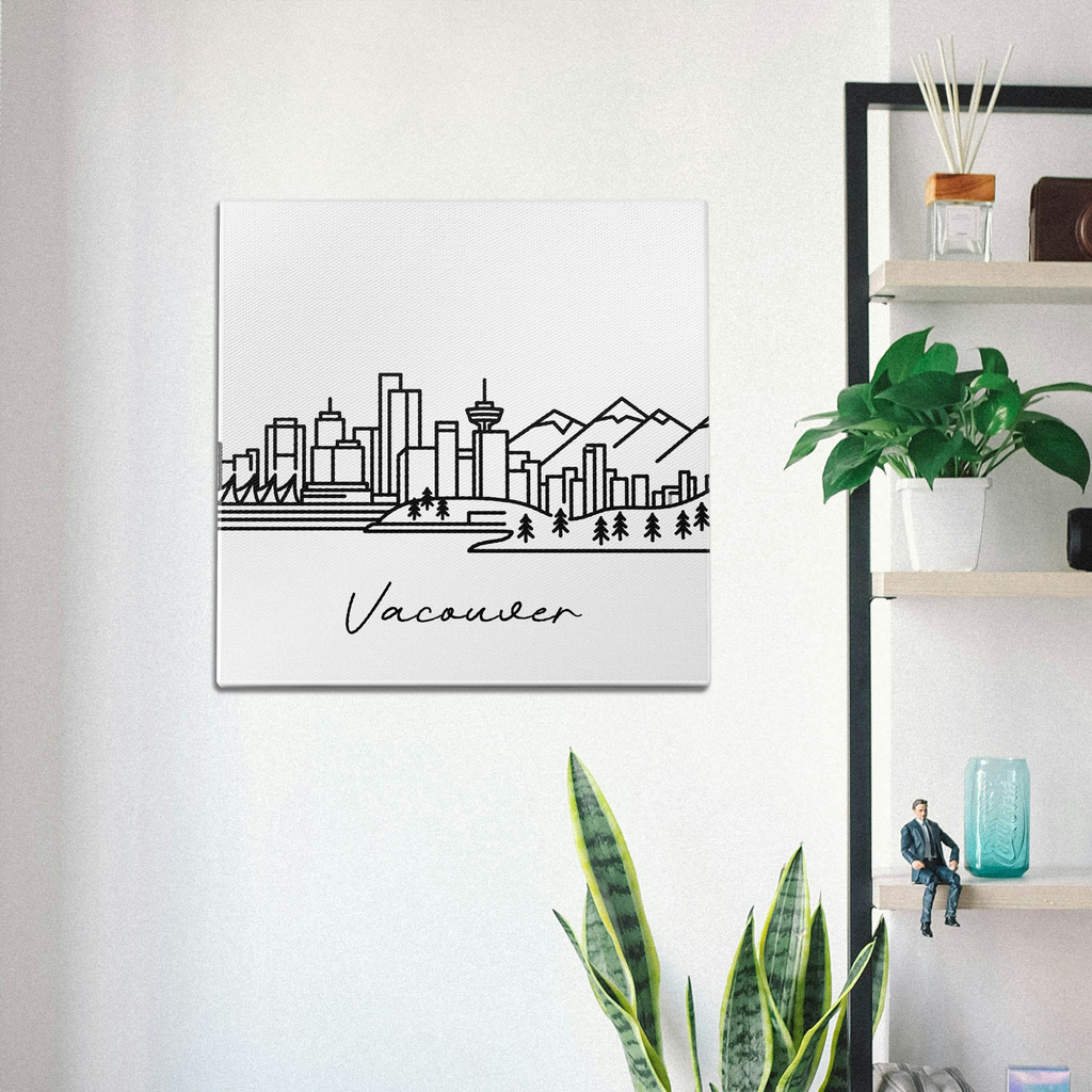 Skyline Vancouver Wall Art