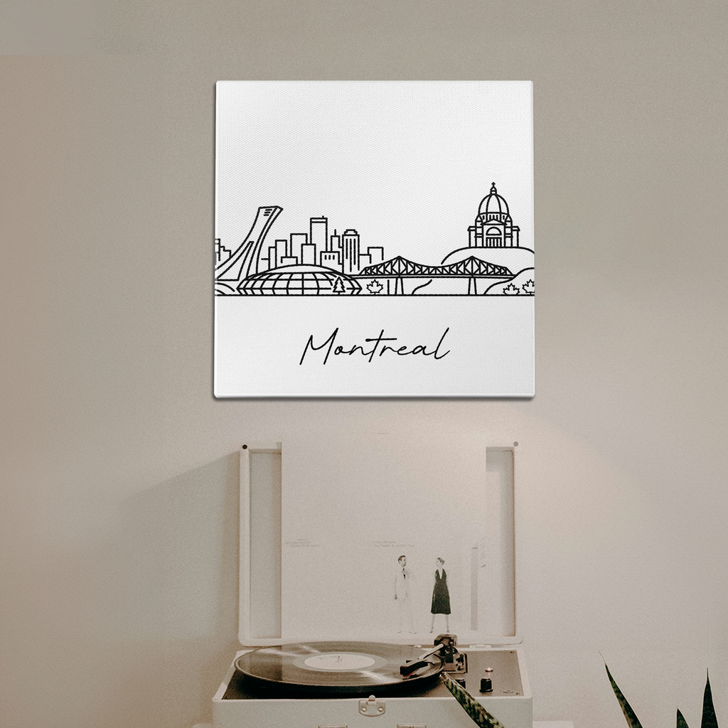 Skyline Montreal Wall Art
