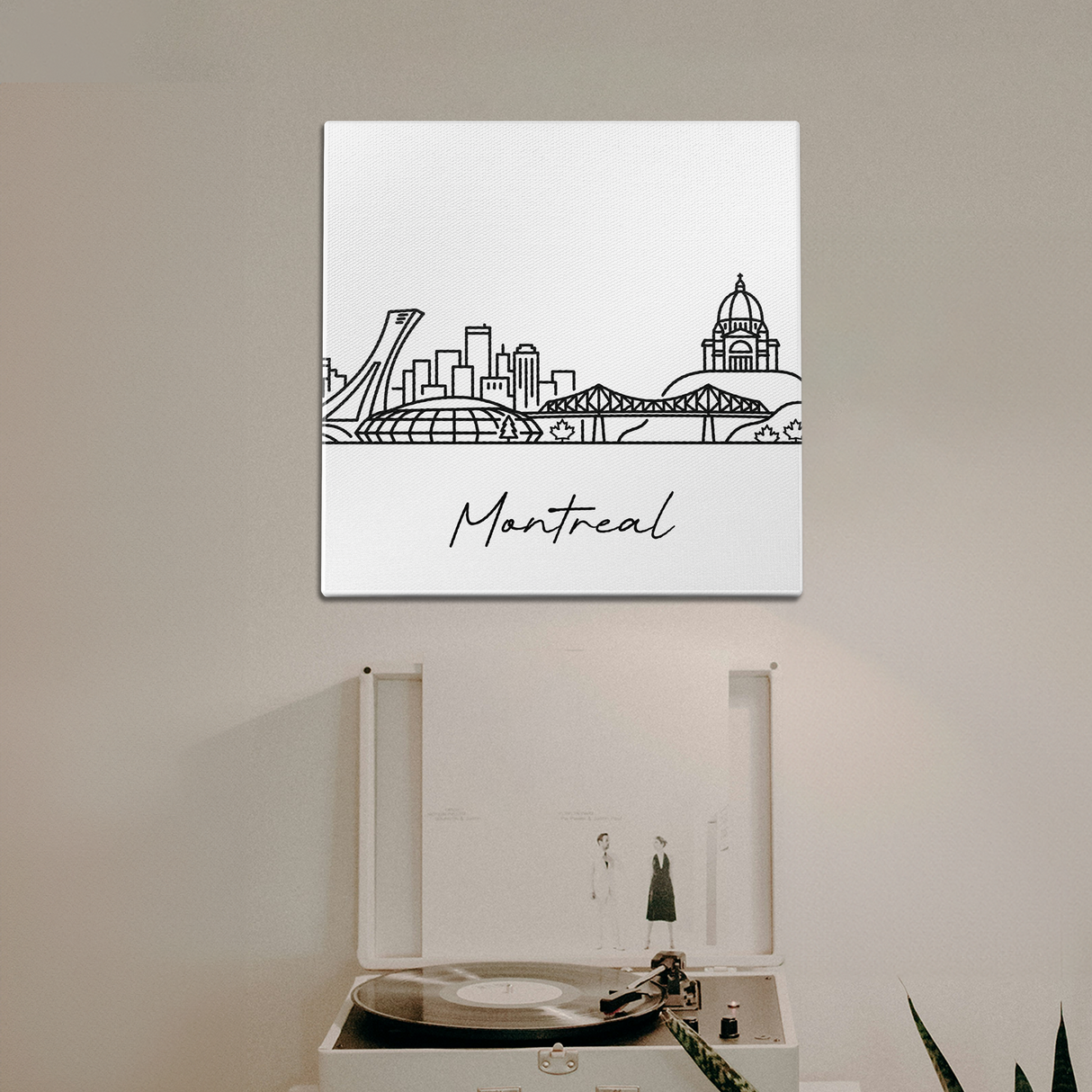 Skyline Montreal Wall Art
