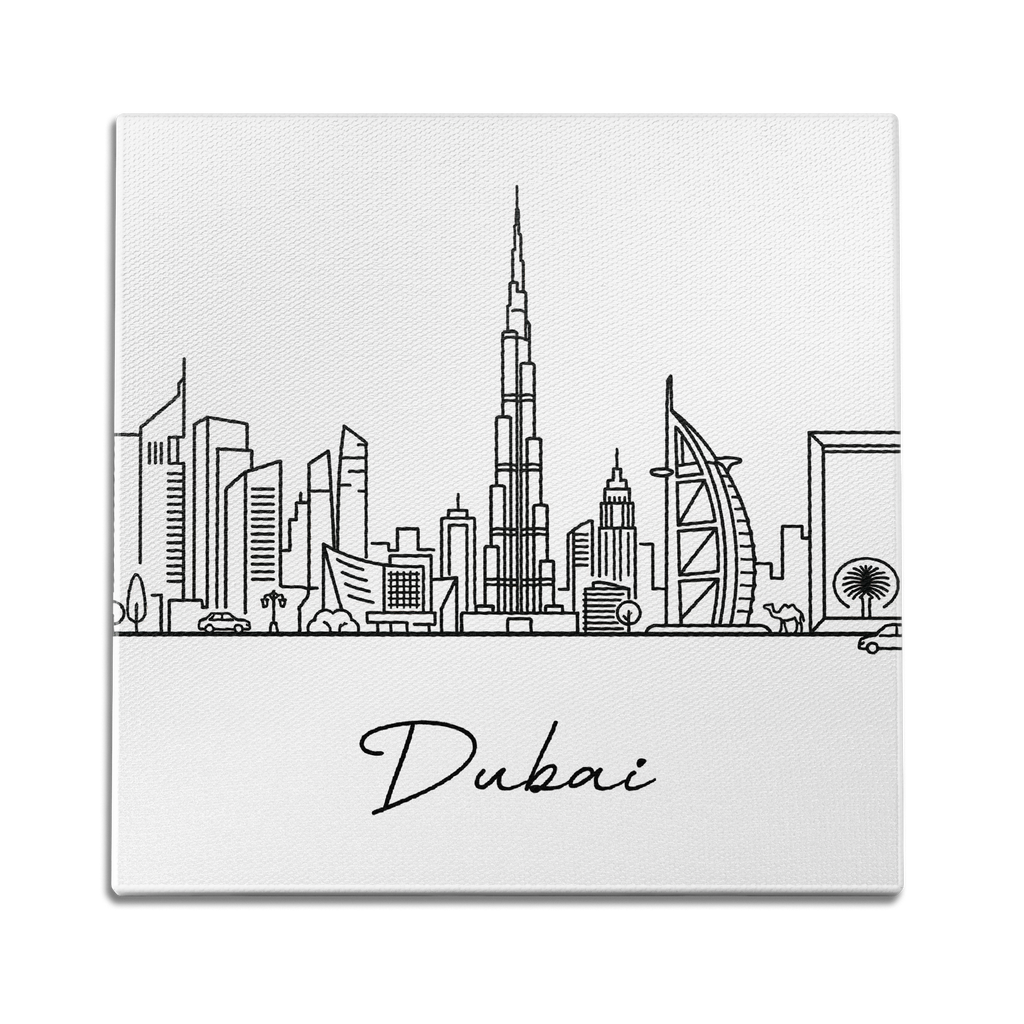 Skyline Dubai Wall Art